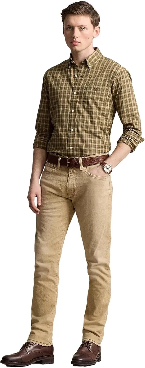 POLO RALPH LAUREN Men's Classic Oxford Long Sleeve Sport Shirt