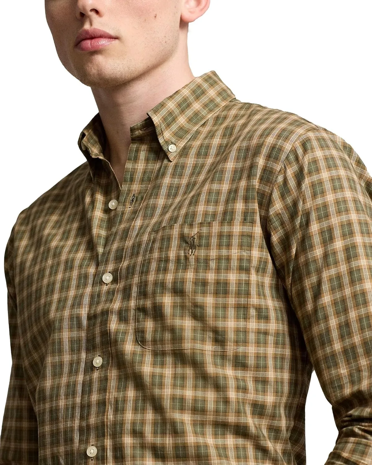 POLO RALPH LAUREN Men's Classic Oxford Long Sleeve Sport Shirt