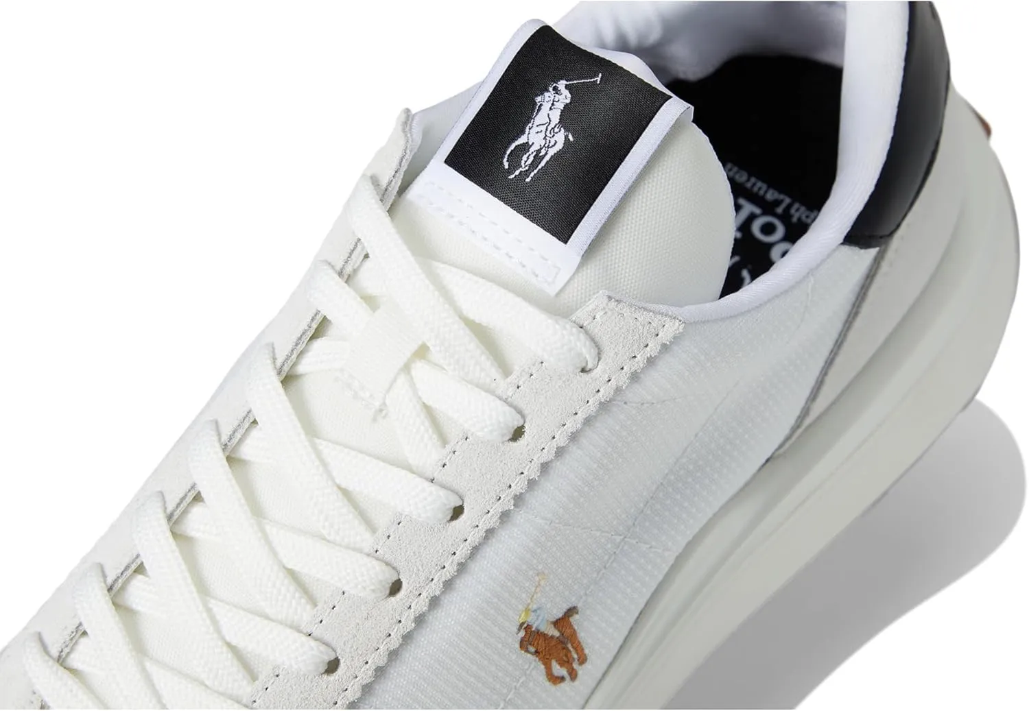 POLO RALPH LAUREN Men's Train 89 Suede-Paneled Sneakers