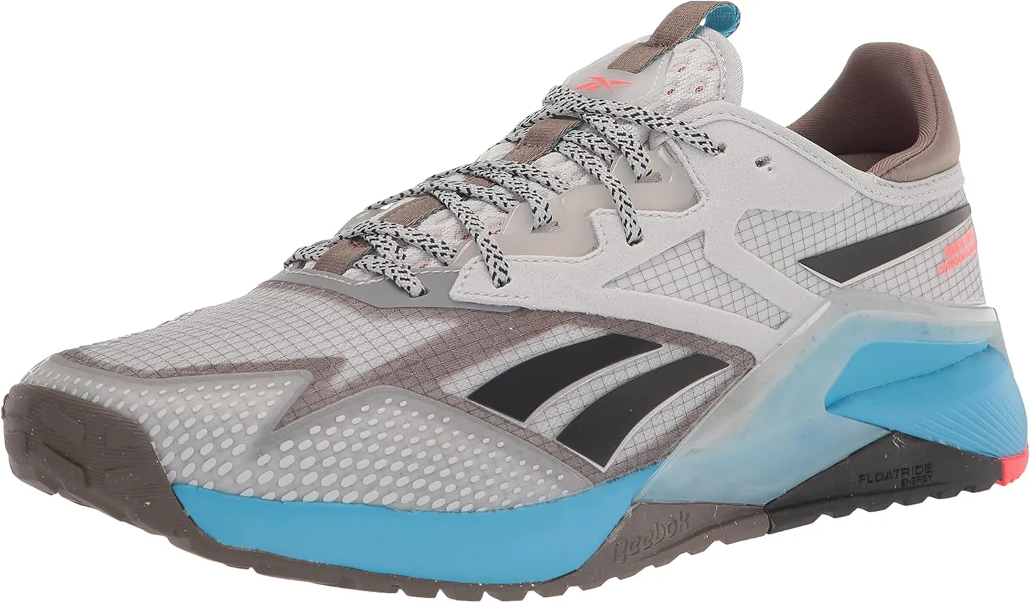 Reebok Men's Nano X2 Tr Adventure Cross Trainer, Pure Grey/Trek Grey/Radiant Aqua, 10