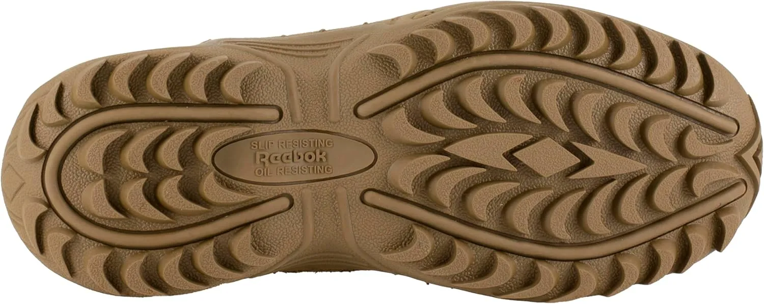 Reebok Work Womens Rapid Response Rb 8 Inch Electrical Composite Toe Work Safety Shoes Casual - Brown
