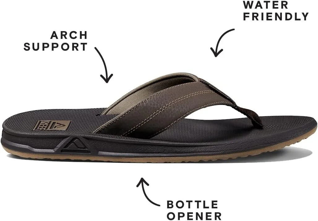 REEF Element TQT Men's Beach Flip Flop, Water Friendly, Arch Support