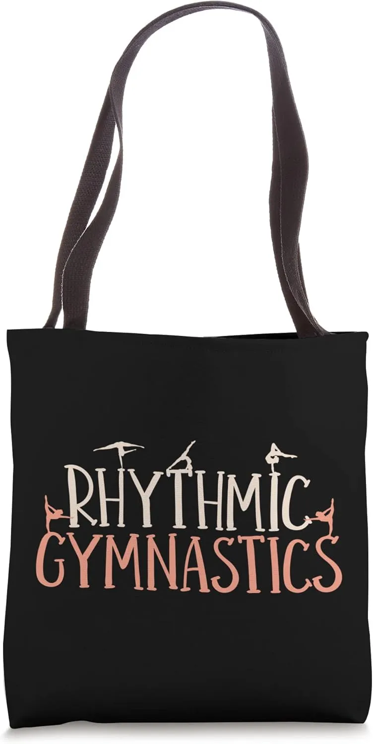 Rhythmic Gymnastics Flip Somersault Rhythmic Gymnast Tote Bag