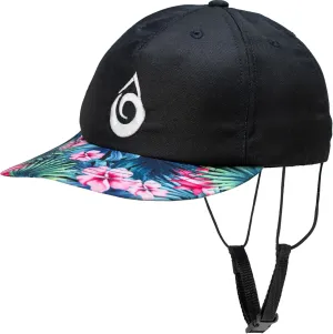 Ride On Surf Baseball Cap, Water Sports Trucker Surf Hat with Chin Strap Made from Recycled Material for Sun Protection