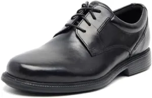 Rockport Men's Charles Road Plain Toe Oxford, Dark Brown, 9 Wide