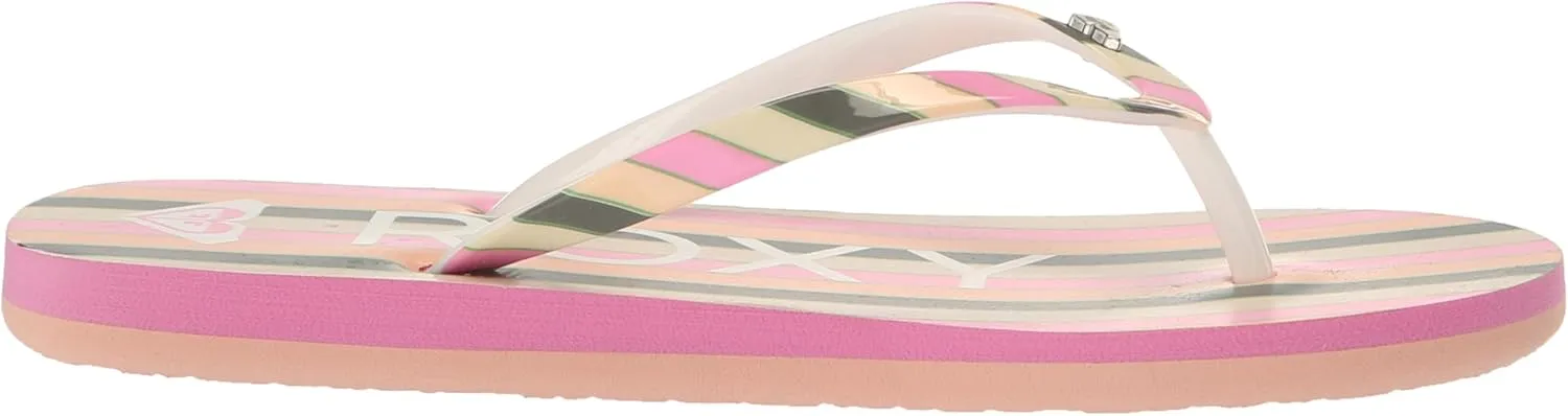 Roxy Girl's Rg Pebbles Flip Flop Sandals