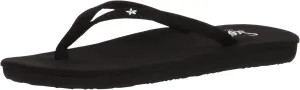 Scott Hawaii Women's Mele Sandal | Microfiber Strap With Floral Detail | Narrow Width | Lightweight | Arch Support Flip Flop For All Day Wear