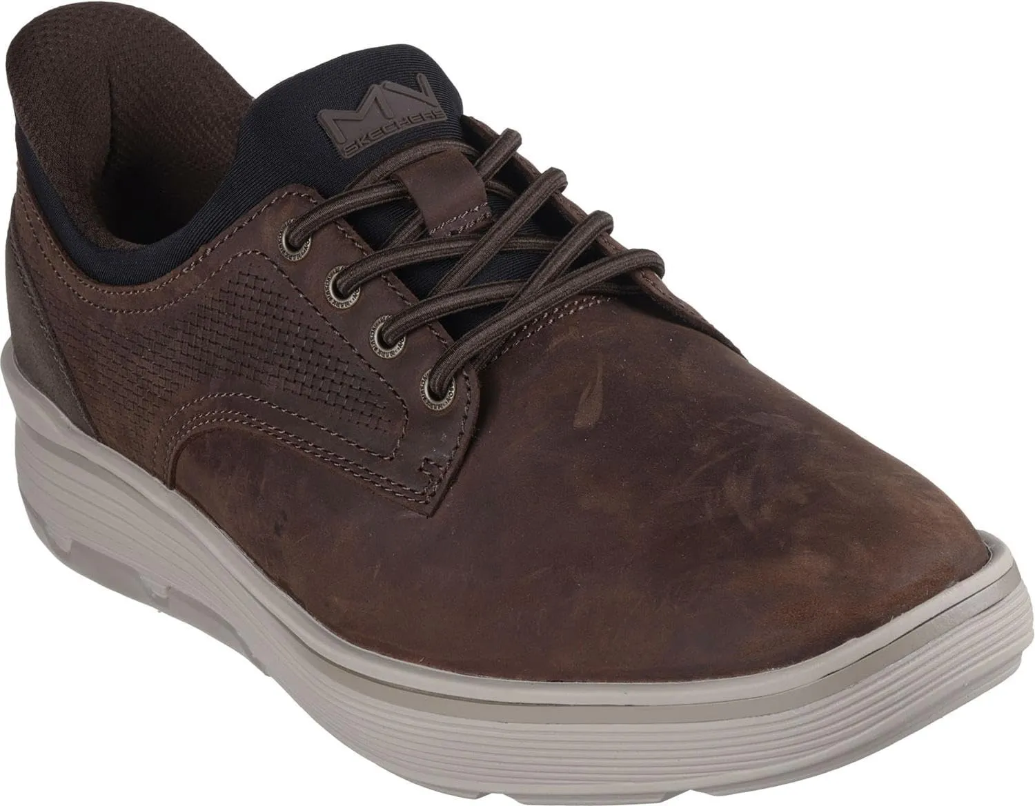 Skechers - Mens Mark Nason: Casual Glide Cell - Duncan Slip On Shoes, Color Red/Brown, Size: 10.5 M US