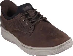 Skechers - Mens Mark Nason: Casual Glide Cell - Duncan Slip On Shoes, Color Red/Brown, Size: 10.5 M US