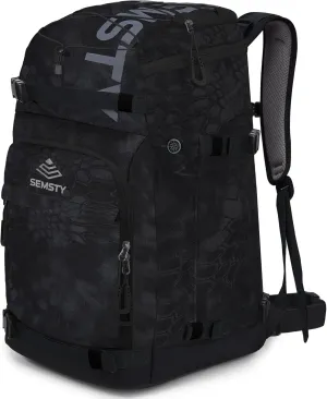 Ski Boot Bag, 55L Waterproof Ski and Snowboard Boots Travel Backpack for Skis, Snowboard, Ski Helmet, & Accessories