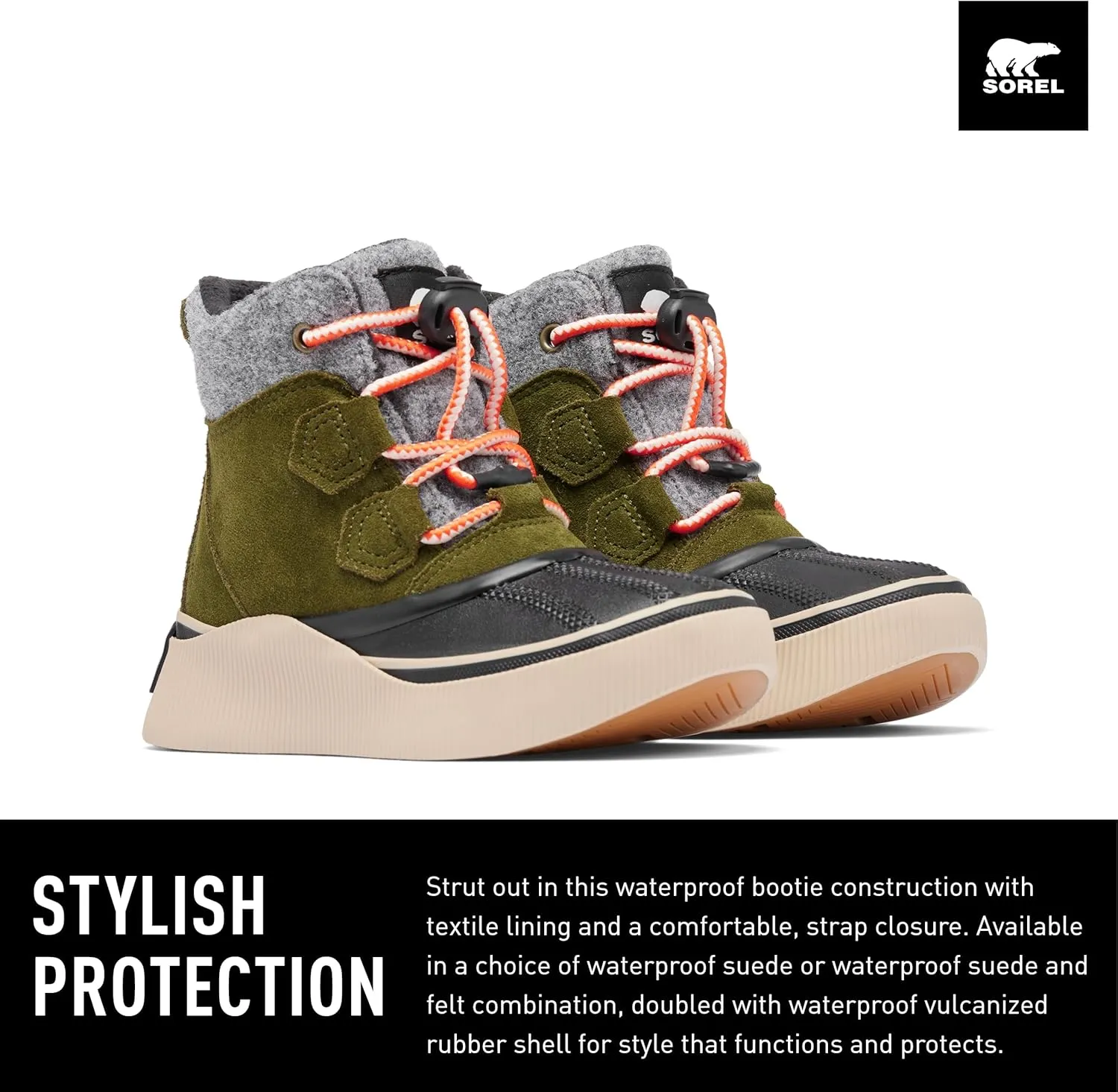 SOREL Children's Out N About lV Chillz Waterproof Boot