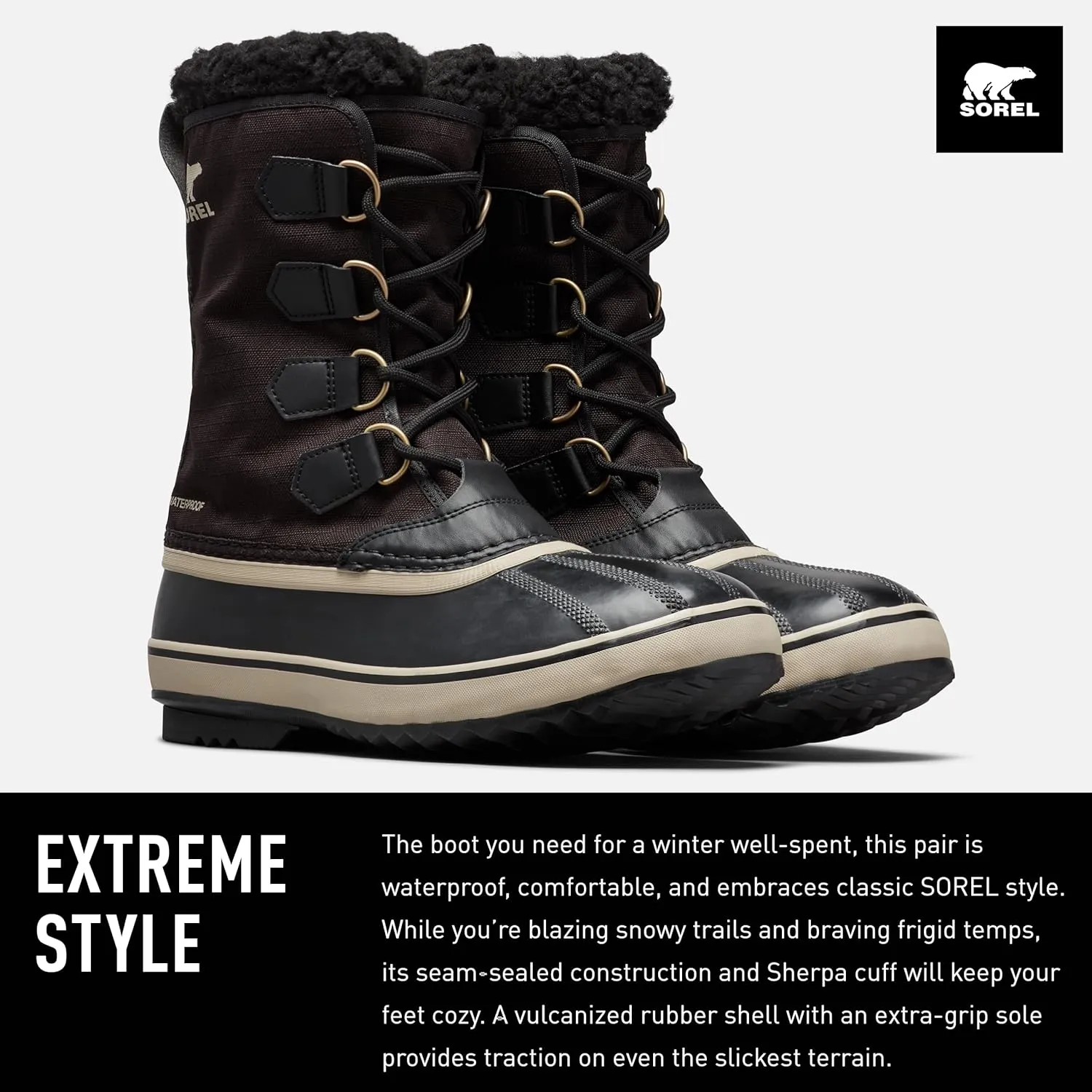 SOREL - Men's 1964 Pac Nylon Snow Boot for Winter