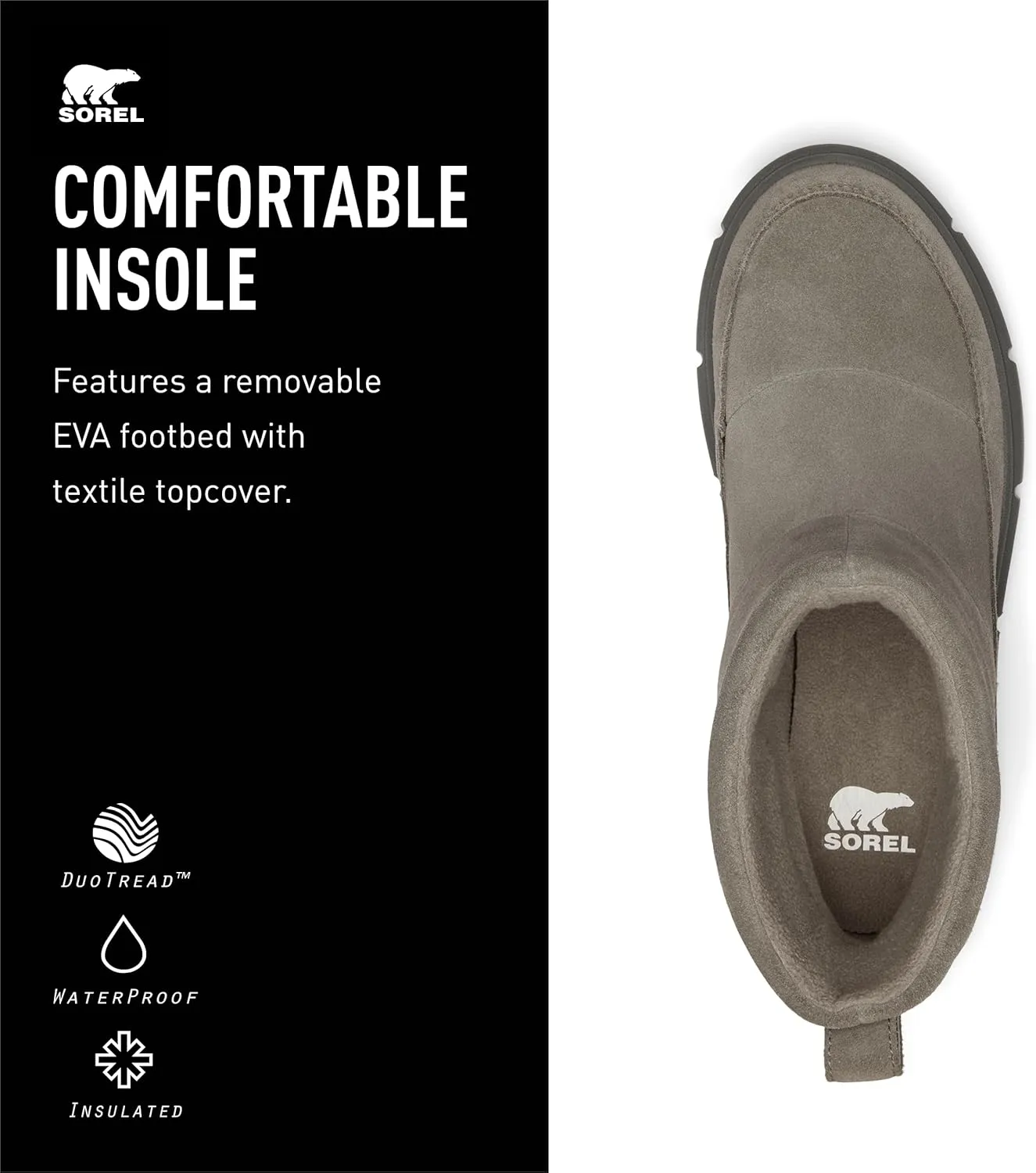 SOREL Women's Explorer lll Slip-On Waterproof Boot