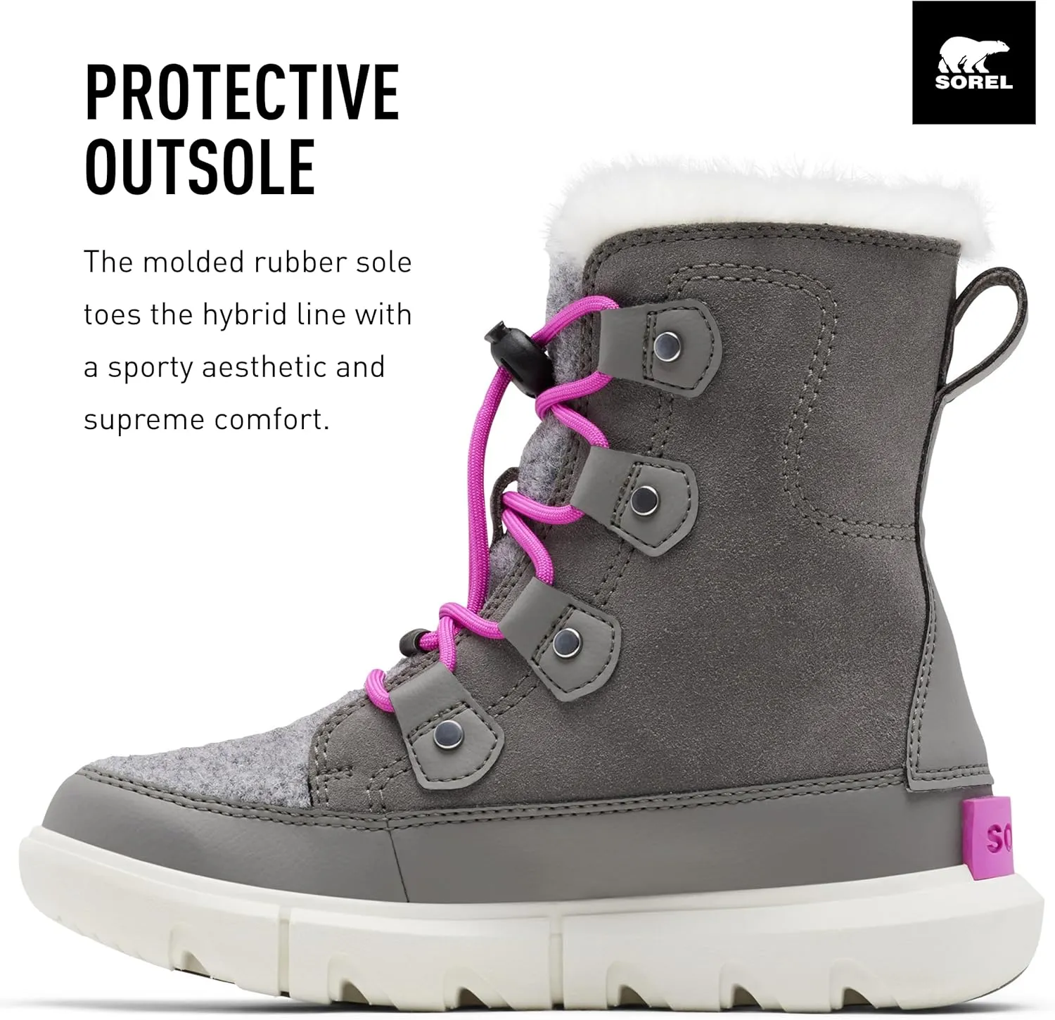 Sorel Youth Unisex Little Children's Explorer Lace Waterproof Boots