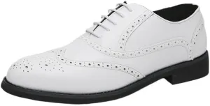Spring Breathable Comfortable Walking Shoes British Style Classic Business Dress Leather Shoes Casual Lace-up Brogue Oxford