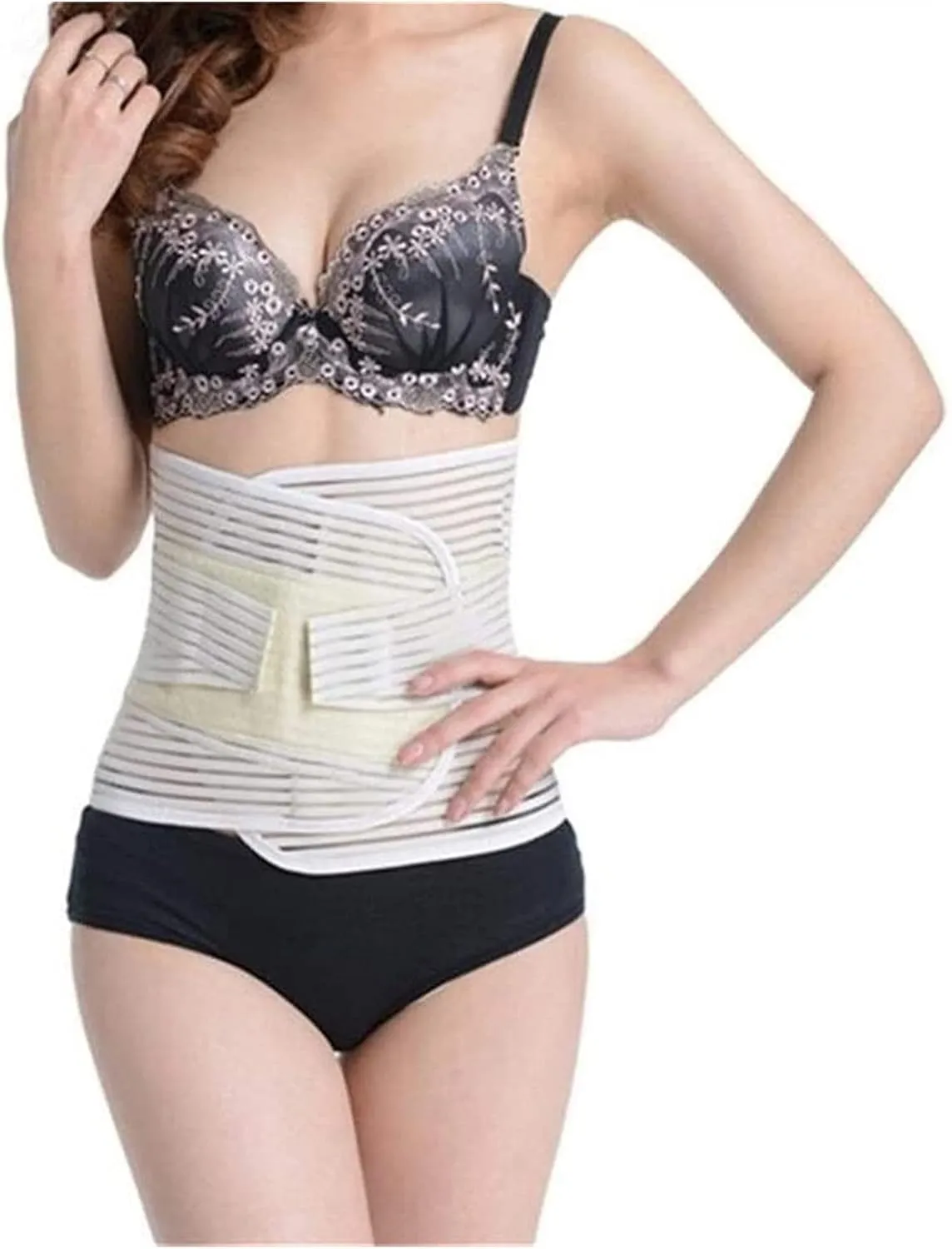Support Straps Lower Back Belt Lumbar Support Belt Sexy Slimming Waistband Fitness Waist Trainer Relief Lumbar Support,Black-Large