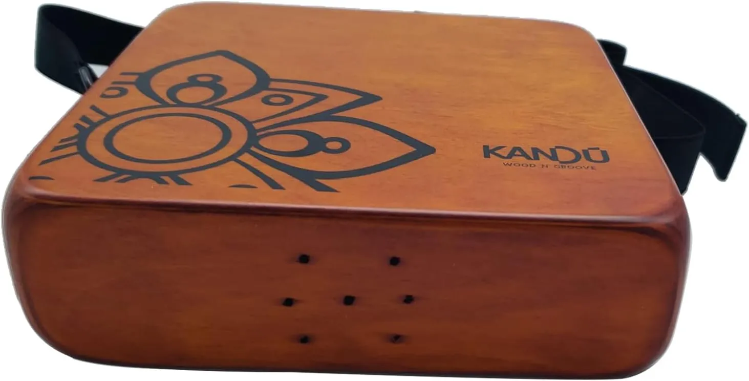 The Kandu Mashbox - is the first-ever wearable drum shaker,small Cajon designed to meet the needs of every percussionist-natural (Nut Brown)