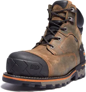 Timberland PRO Men's Boondock 6 Inch Composite Safety Toe Waterproof Industrial Work Boot, Brown, 10