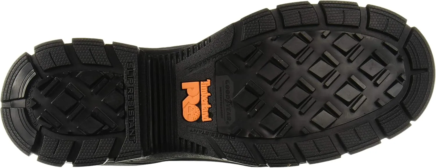 Timberland PRO Men's Stockdale 8" Pull on Alloy Safety Toe Waterproof Industrial Boot