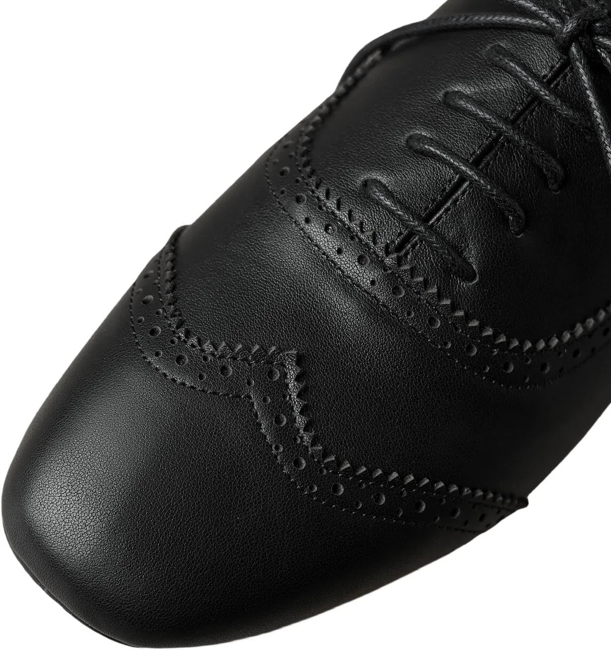 TinaCus Women's Genuine Leather Square Toe Handmade Lace-up Oxford Dress Shoes