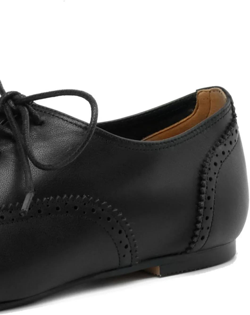 TinaCus Women's Genuine Leather Square Toe Handmade Lace-up Oxford Dress Shoes