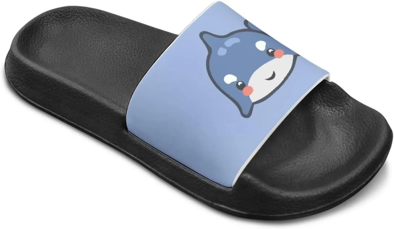 Toddler Sandals Comfy Sport Slides Non-slip Beach Slides Garden Slip On Shoes Water Friendly Bath Slippers