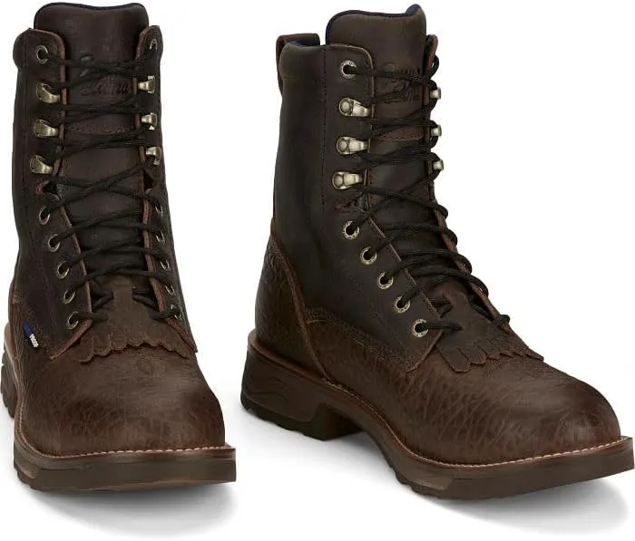 Tony Lama Men's TW3431 High Plains 8" Waterproof Comp Toe Lace-Up Work Boot