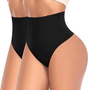 Tummy Control Thong Shapewear for Women High Waist Shaping Underwear Seamless Body Shaper Panties Girdle