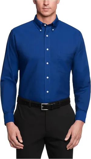 Van Heusen Men's Dress Shirt Regular Fit Oxford Solid