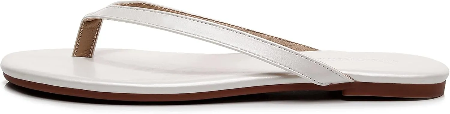 VenusCelia Women's Colorful Wide Flip Flop
