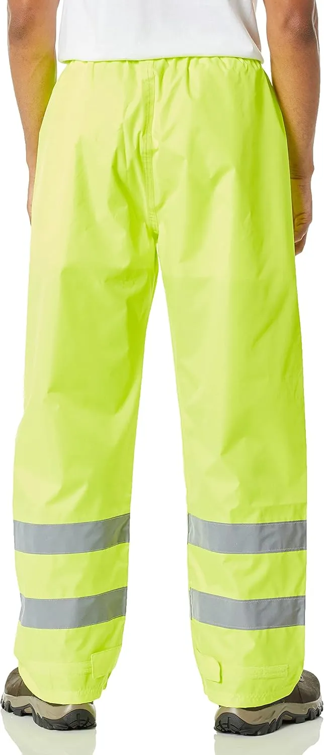 Viking Open Road 150D High Vis Work Pants for Men and Women - Waterproof High Visibility Rain Gear; ANSI/ISEA, CSA Compliant