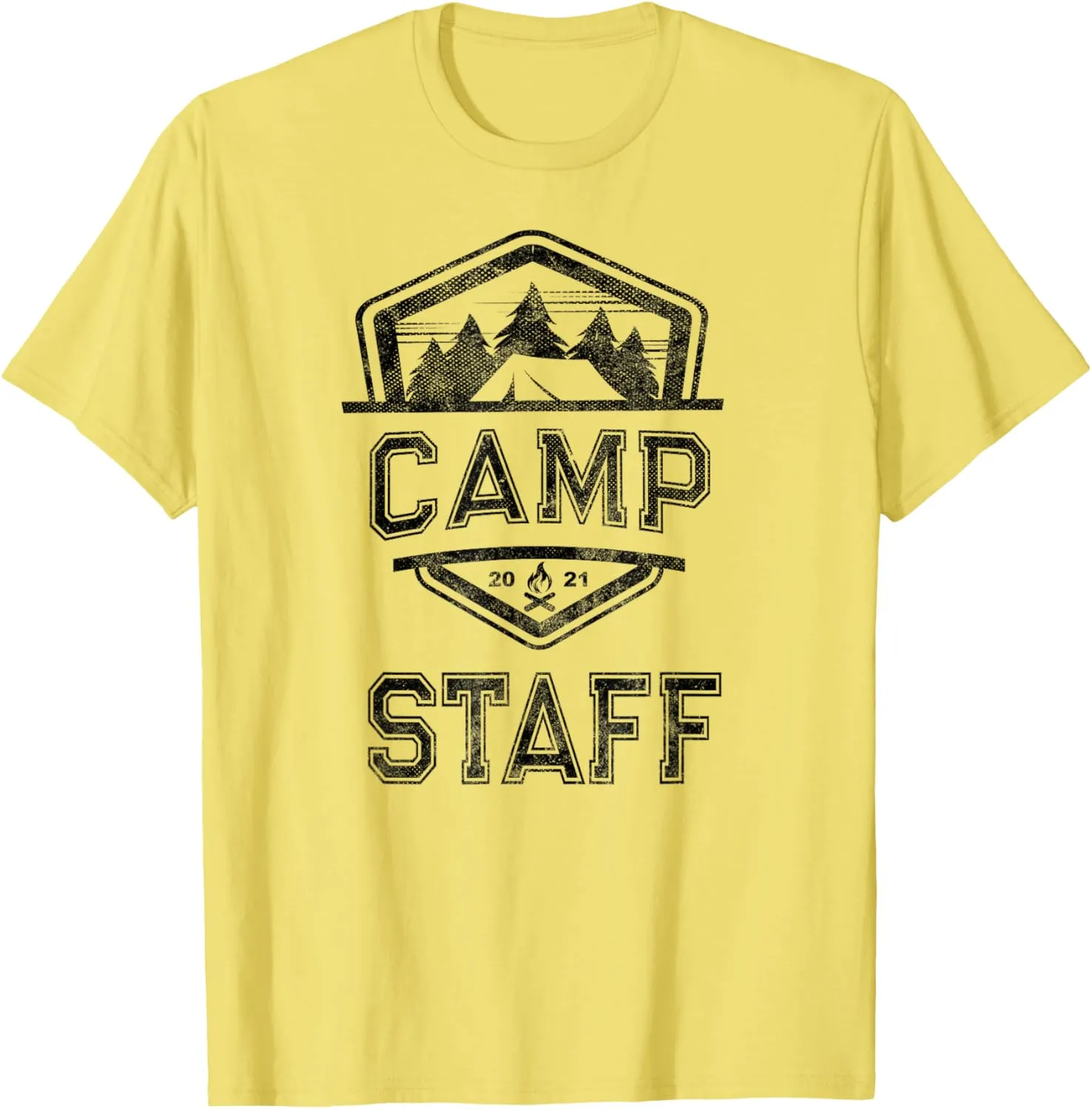 Vintage CAMP STAFF Campground Crew Counselor Nurse Host Team T-Shirt