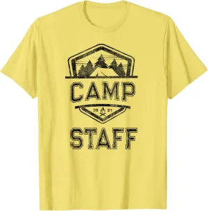 Vintage CAMP STAFF Campground Crew Counselor Nurse Host Team T-Shirt