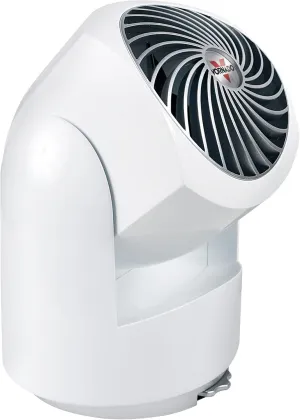 Vornado Flippi V10 Oscillating Compact Air Circulator Fan, Quiet Portable Fan for Office or Bedroom, Adjustable Head, 3 Speeds, Ice White