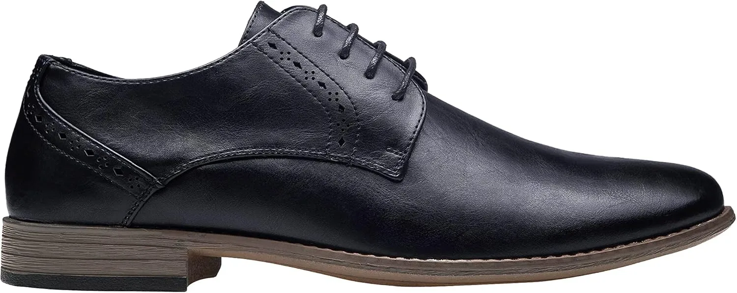 Vostey Men's Dress Shoes Formal Oxford Shoes Classic Lace Up Derby Shoes