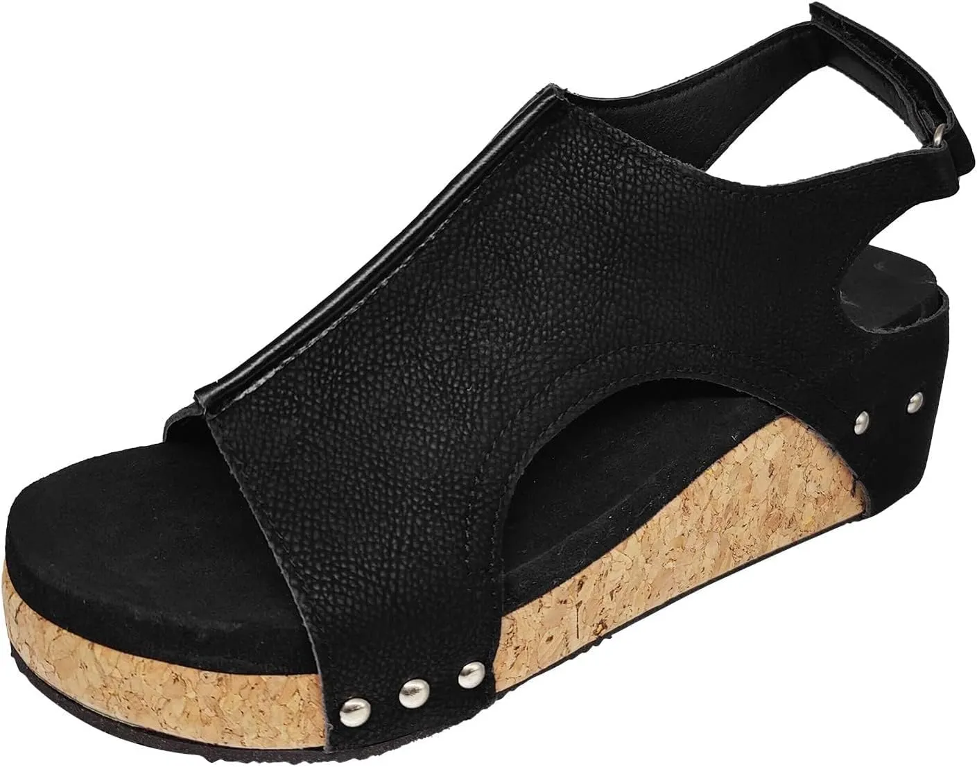 Wedge Sandals for Women 2025 Orthopedic Bohemia Buckle Ankle Strap Open Toe Summer Casual Walking Slip on Sandals