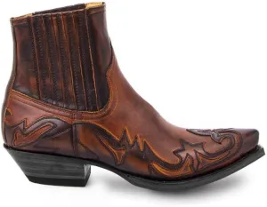 Western Cowboy Boots Breathable Casual Comfortable High top Embroidered Pointed Toe Stitched Oxford Boots