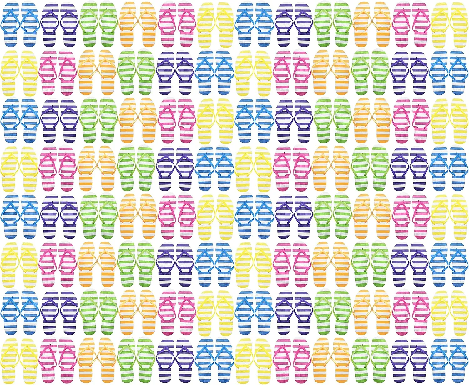 Wholesale Flip Flops, 96 Pairs Case, Men Women Kids, Wedding, Beach, Pool Party, Bulk Pack Slippers