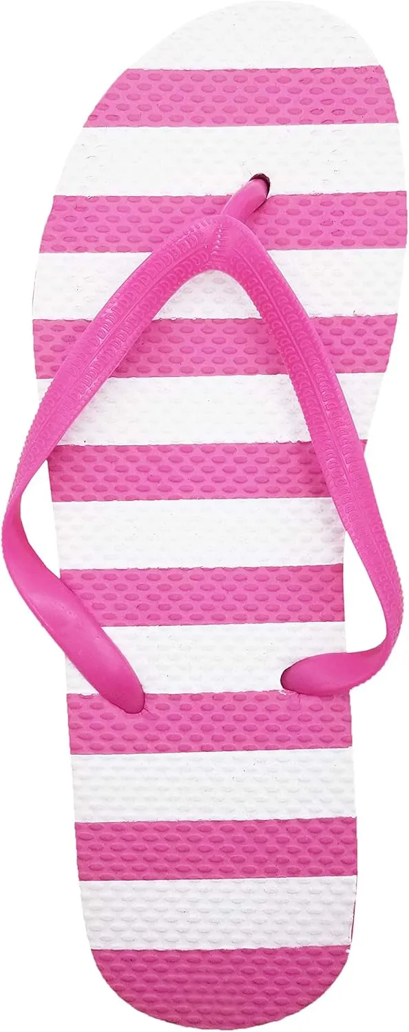 Wholesale Flip Flops, 96 Pairs Case, Men Women Kids, Wedding, Beach, Pool Party, Bulk Pack Slippers