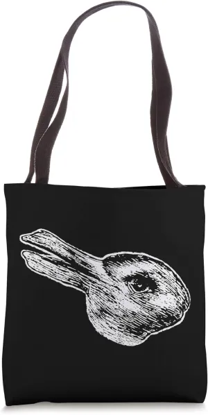 Wittgenstein Rabbit Duck Philosopher Optical Illusion Shirt Tote Bag