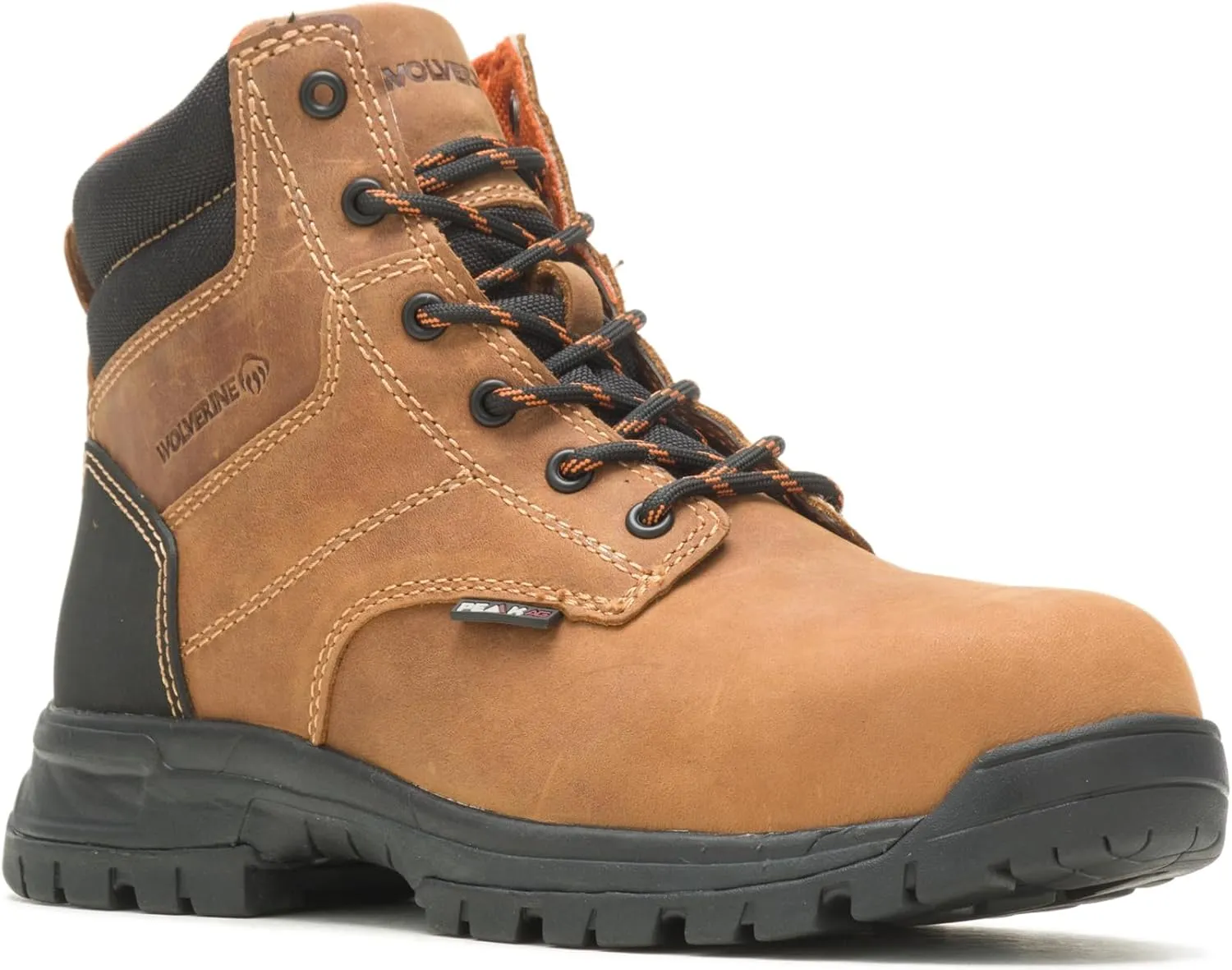 Wolverine Women's Piper Waterproof Composite Toe 6in Construction Boot
