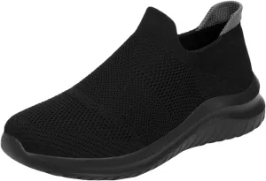 Women's Athletic Walking Shoes Slip On Casual Mesh Non Slip Work Shoes Women Arch Support Casual Dress Shoes White Sneakers Steel Toe Tennis Shoe Trainers Shoe