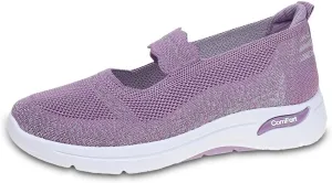 Women's Casual Slip On Shoes Breathable Lightweight Low Heel Sneakers Comfort Womens Casual Flat Sandals
