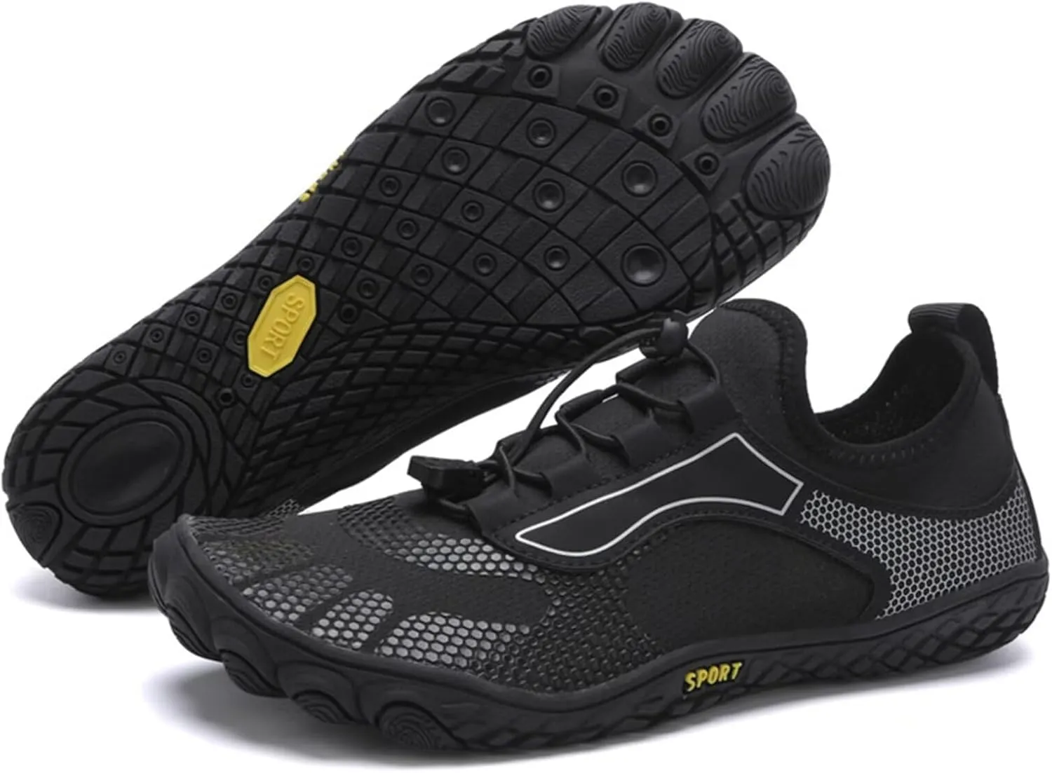 Women's Minimalist Trail Running Barefoot Shoes Mens Athletic Hiking Water Shoes Quick Dry Lightweight Cross-Trainer for Wrestling Boxing Weightlifting Walking Shoes