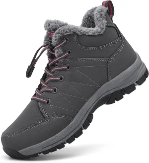 Women's Snow Boots Fur Lined Warm Ankle Boot Waterproof Anti-Slip Winter Outdoor Sports Shoes…