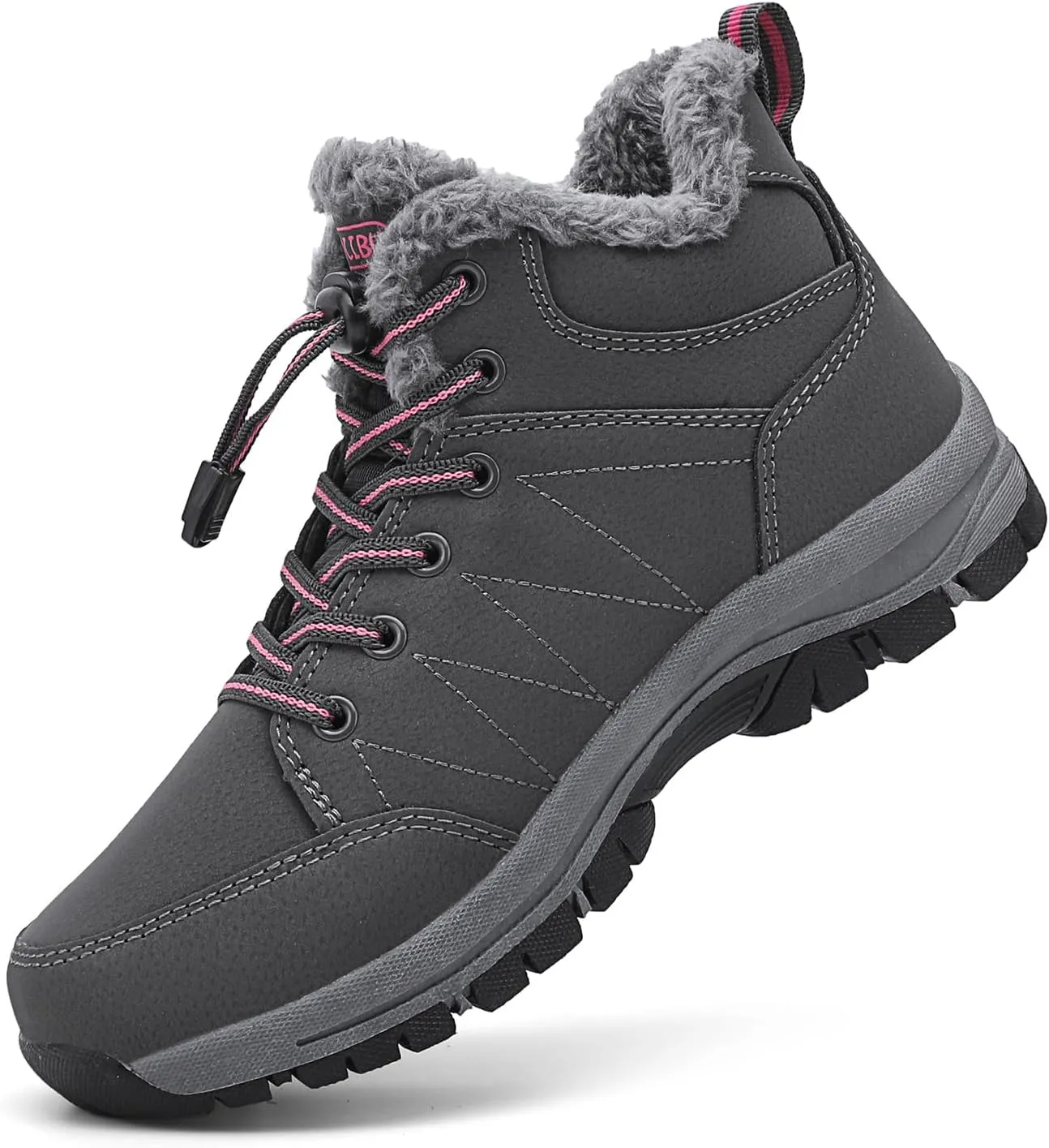 Women's Snow Boots Fur Lined Warm Ankle Boot Waterproof Anti-Slip Winter Outdoor Sports Shoes…