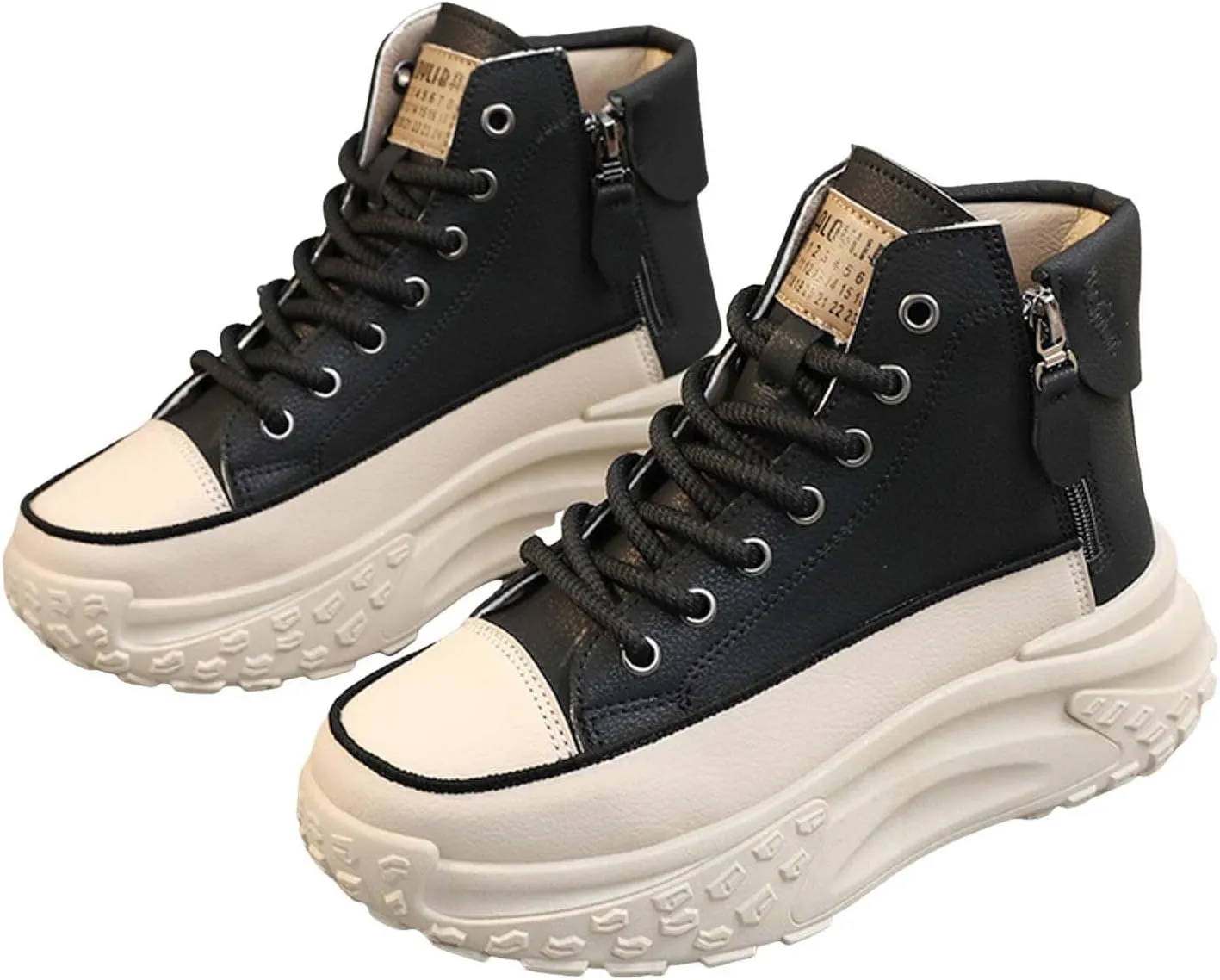 Women's Thick Sole Fashionable Round Toe Casual Shoes Women's Air 1 Crater Casual Shoes Height Increasing Lady Flip Flop