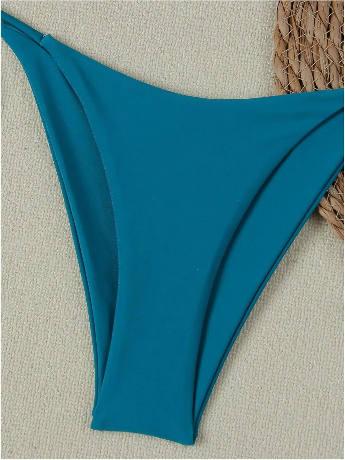 Women's Two Piece Bikini Set Star Decor Halter Triangle Swimsuit Tie Side Bathing Suit Beachwear