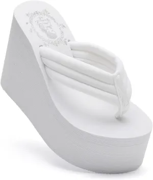 Womens Wedge Sandals Platform Sandals Women Chunky Wedge flip flops Sandals for Women
