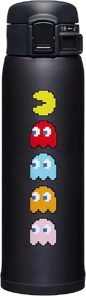 Zojirushi SM-SHE48PABA Stainless Steel Mug (16 oz, PAC-MAN Black)